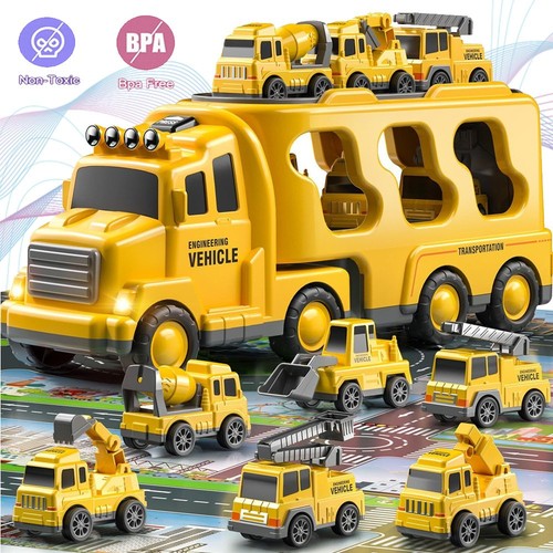 Construction truck toy - 7-in-1,