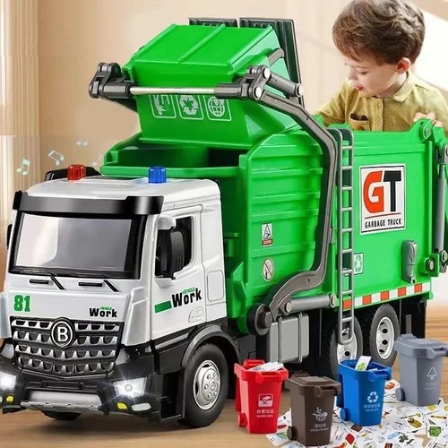 Diecast garbage truck - diecast,