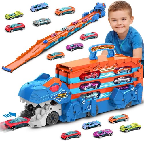 Dinosaur transport truck car - dinosaur,