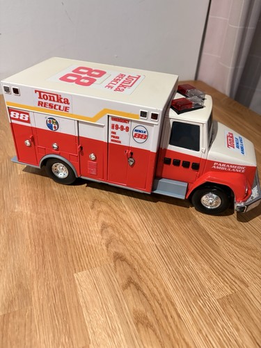 Tonka truck rescue ambulance - tonka,